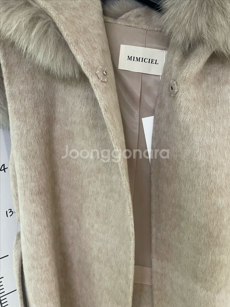 미미씨엘 핸드메이드 롱 조끼--8