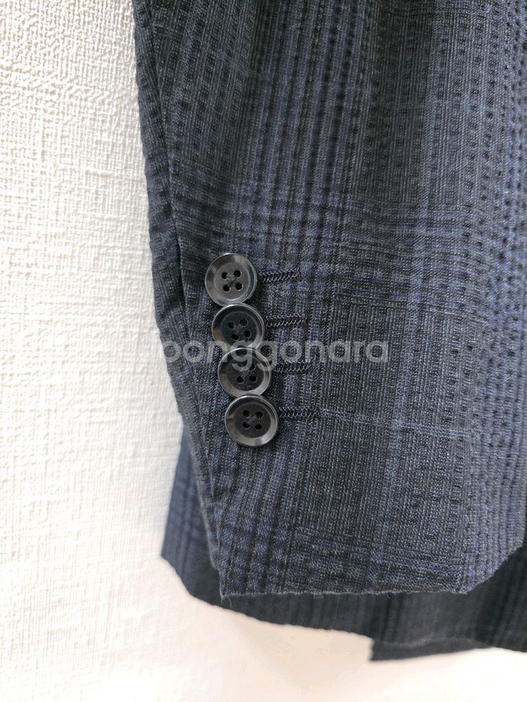 링자켓 뉴벌룬 다크네이비 시어서커 수트--4