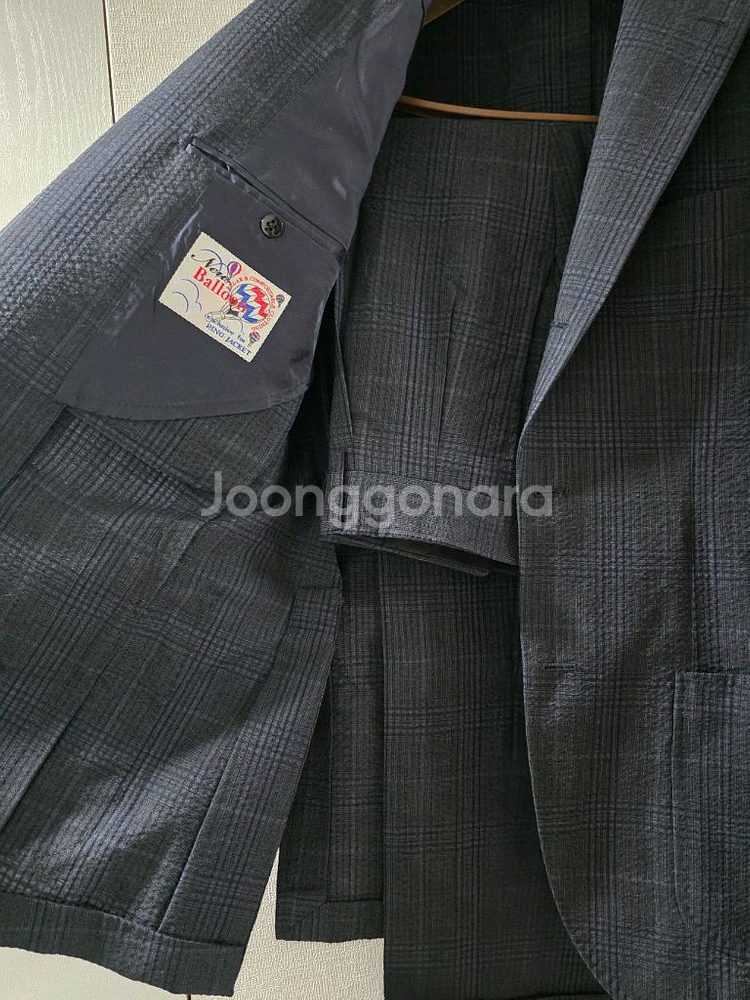 링자켓 뉴벌룬 다크네이비 시어서커 수트--5