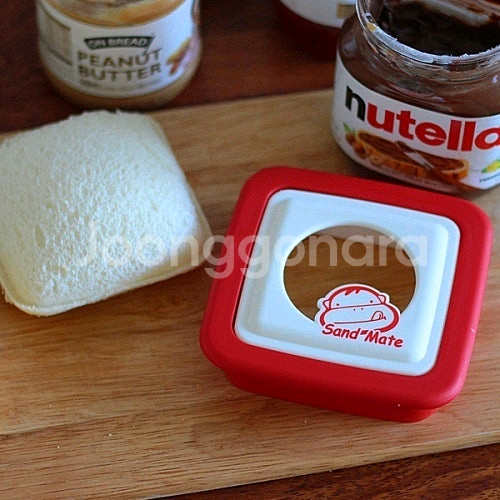 새상품) 샌드메이트 샌드위치 메이커 식빵 모양틀--1