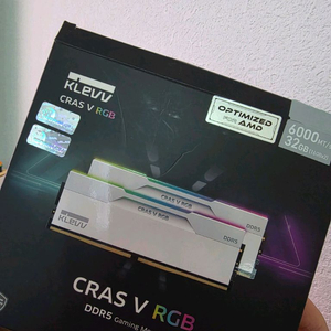 klevv rgb ram ddr5 램 16x2 화이트