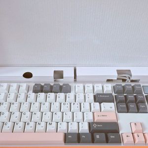 큐센 Q104 PBT 풀윤활 화이트 애플민트 v1