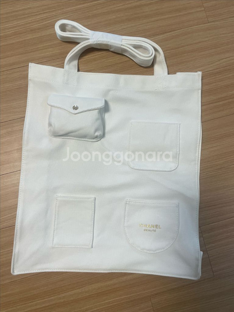 샤넬 코스메틱 컨버스 에코백 새상품 택포--2