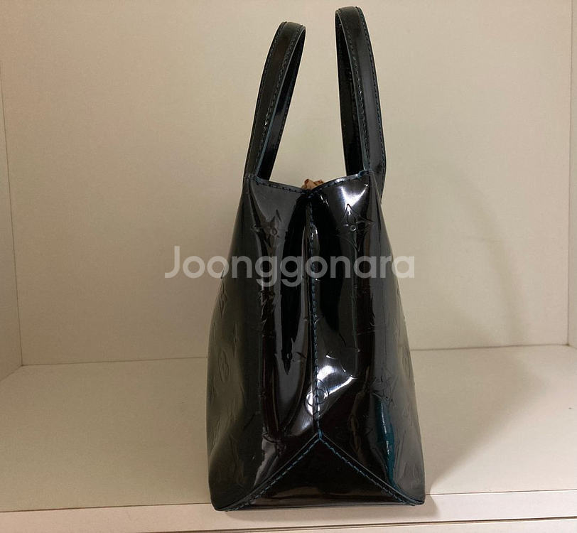 루이비통 베르니 월셔 블랙 토트백--2