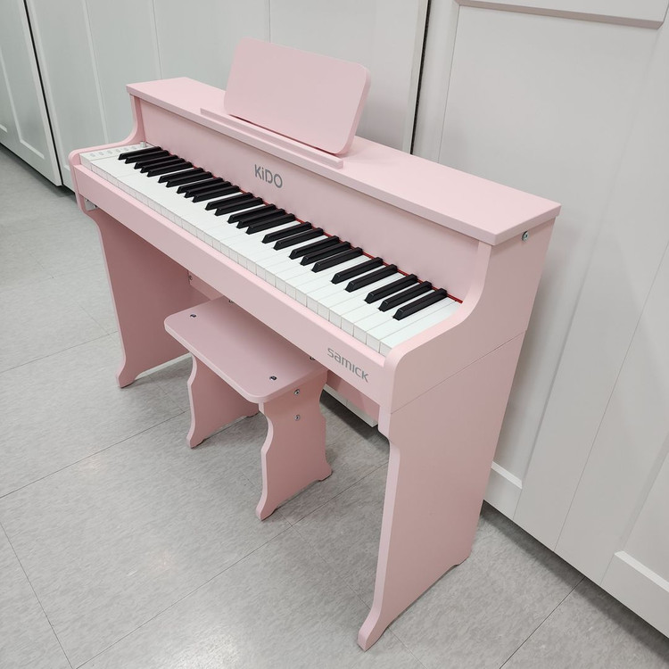 삼익 61건반 어린이 디지털피아노 KiDO 핑크 이미지
