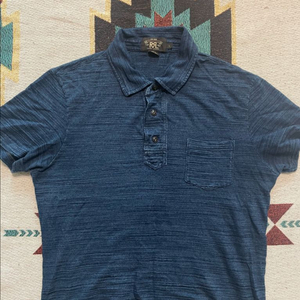 RRL 인디고 폴로셔츠(L)