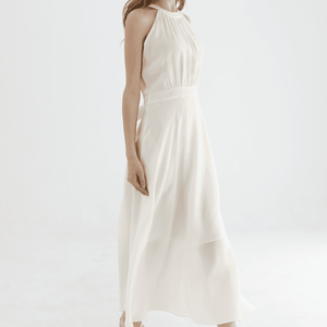 스테이위드미 홀터넥 드레스 원피스 2부 연회장 크림