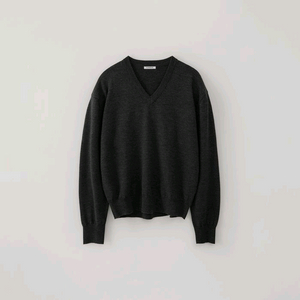 블랭크룸 / 25SS 브이넥 니트(챠콜) / 3