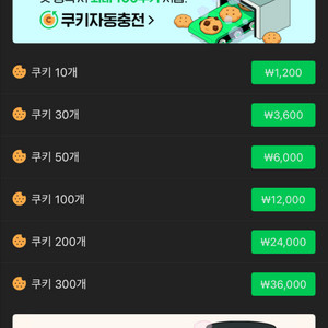 네이버 쿠키 1000개