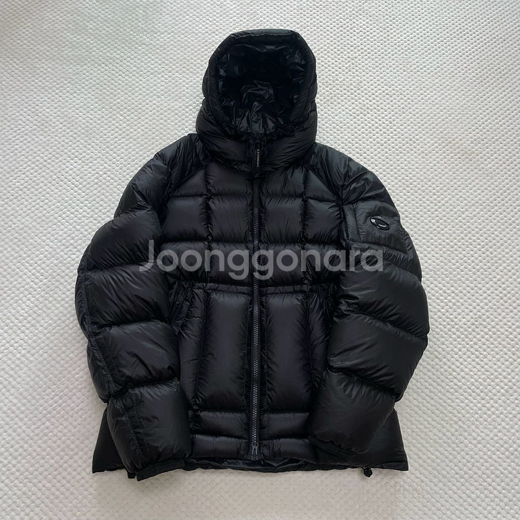 [XL] CP컴퍼니 DD쉘 패딩 후드 자켓 블랙 디디쉘--0
