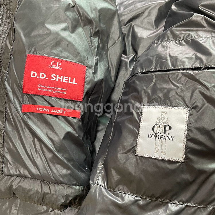 [XL] CP컴퍼니 DD쉘 패딩 후드 자켓 블랙 디디쉘--2