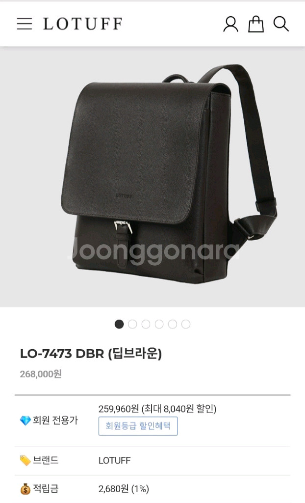 로터프 가죽백팩--8