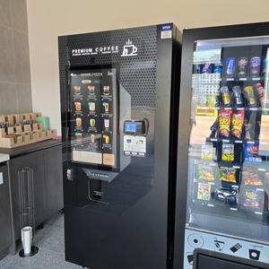 무인커피머신 롯데lvm6340kad