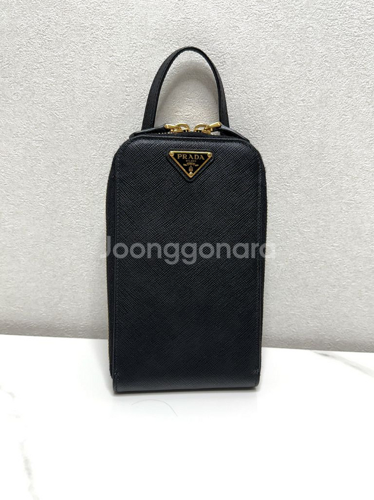 (내장칩/A+)프라다 사피아노 미니 폰홀더 크로스백--1