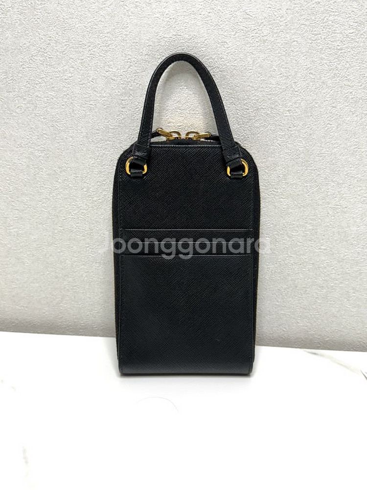 (내장칩/A+)프라다 사피아노 미니 폰홀더 크로스백--2