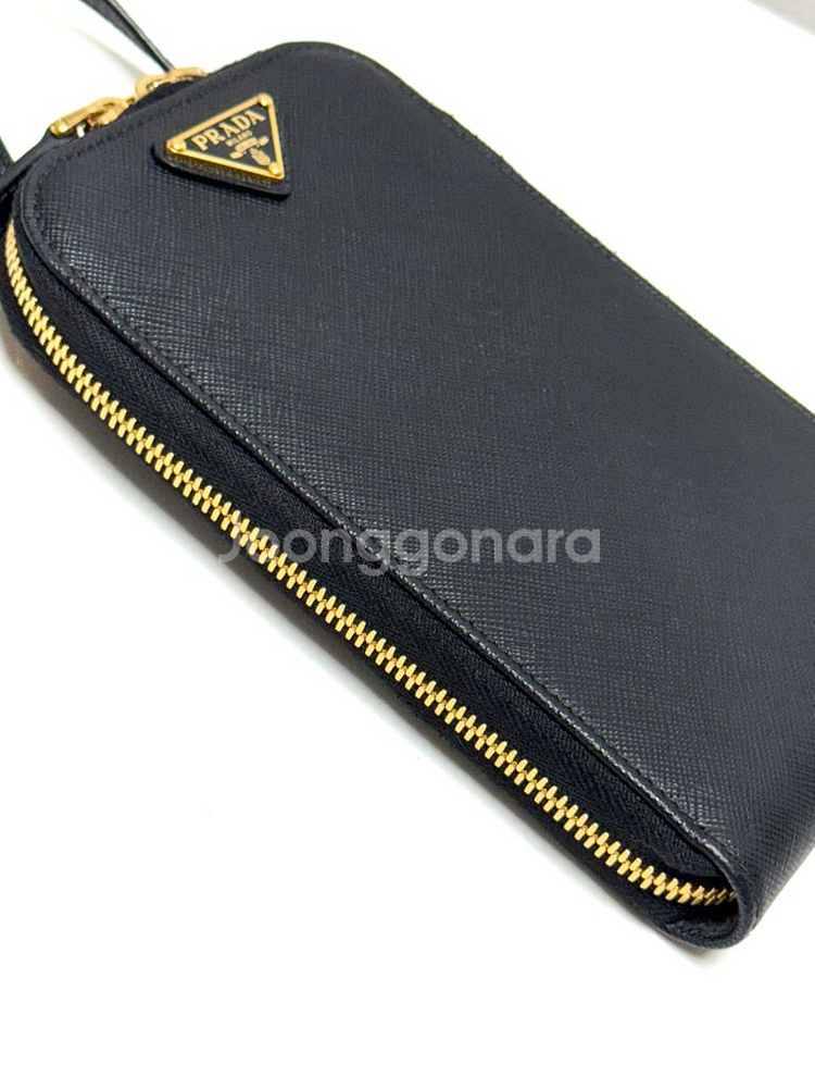 (내장칩/A+)프라다 사피아노 미니 폰홀더 크로스백--5