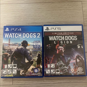 PS4 PS5 와치독 2, 와치독 리전 일괄 팝니다