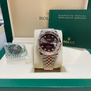 로렉스 신형 데이저스트 초코 텐포다이아 콤비 41MM