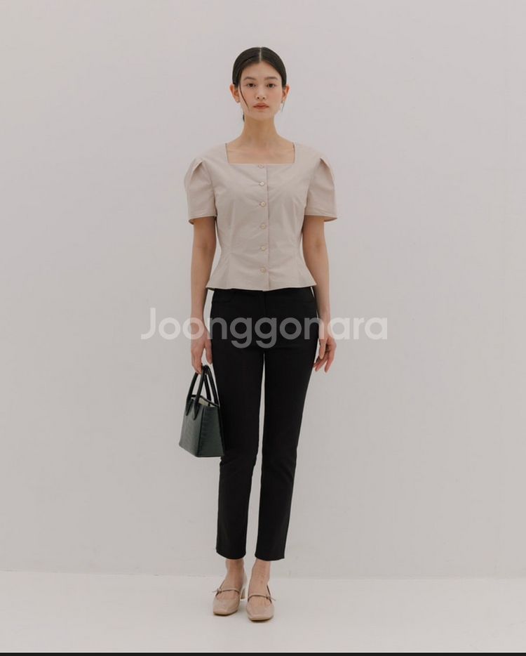 시에 리버 스프링팬츠 블랙 s--8