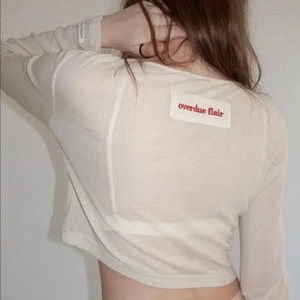 오버듀플레어 소프트 미니 가디건