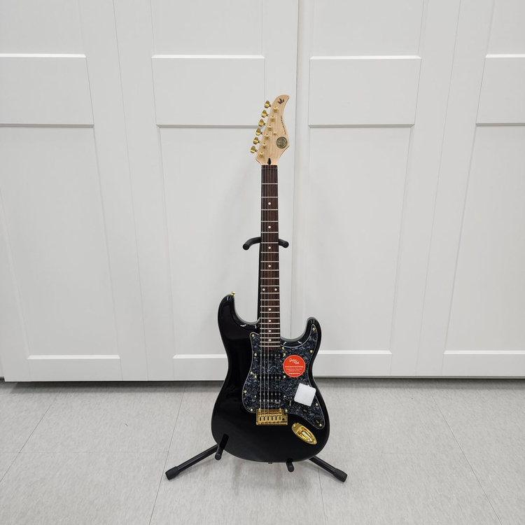 고퍼우드 스트랫 일렉기타 S-classic V 블랙--1
