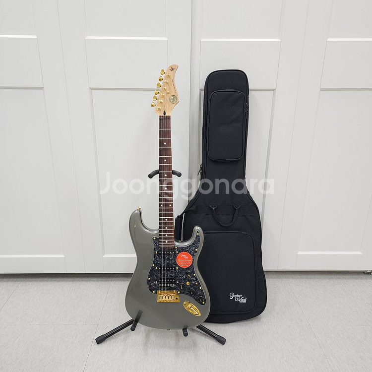 고퍼우드 스트랫 일렉기타 S-classic V 그레이--0
