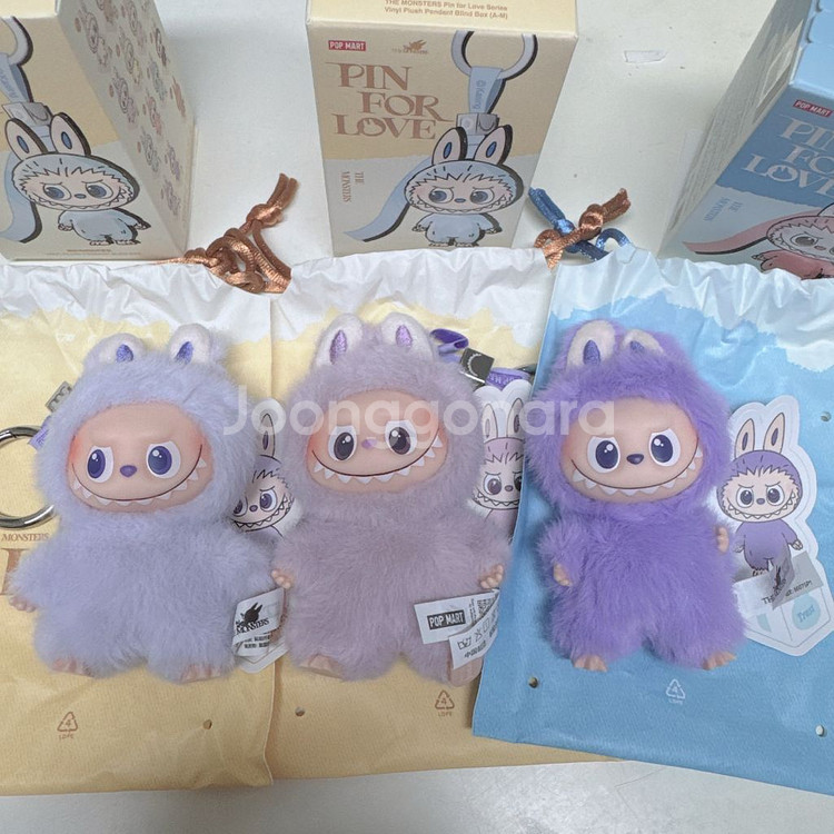 팝마트 라부부 내마음속 비밀번호 인형키링 M T--0