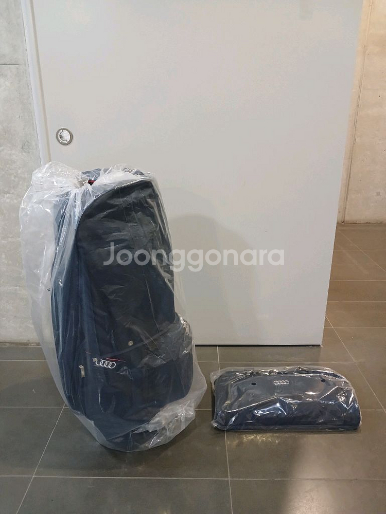 아우디 경량 골프백 세트 네이비 새상품 판매--5