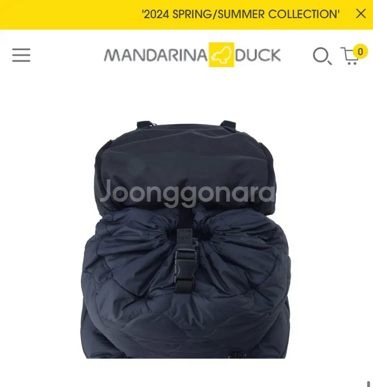 만다리나덕 백팩 DUCK QUILTING D3T9117--5