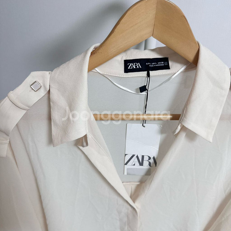 zara 자라 여리핏루즈셔츠 L--1