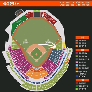 9/28 한화 lg 1루 내야지정석B 103 2~6연석