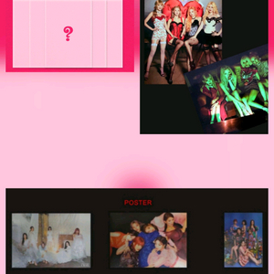 여자아이들 퀸카아이번누드앨범포스터일괄판매(지관통포함)