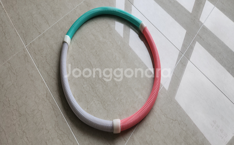 다용도 스프링 훌라후프 다이어트 뱃살 허리 관리 휴대용--4