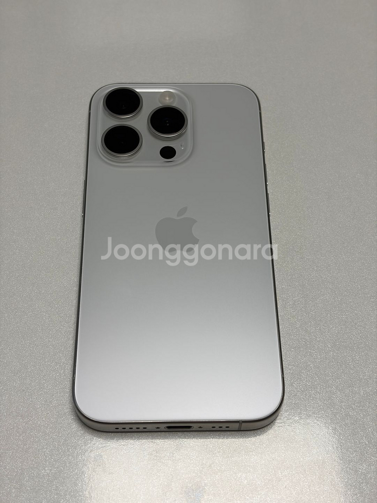 [최종가격] 아이폰15프로 화이트 티타늄 256GB(자--1