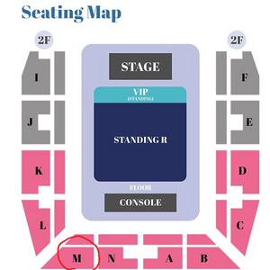 미쿠 엑스포 내한/콘서트 M구역 13열 일요일
