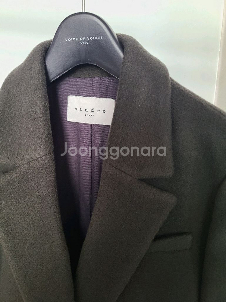 산드로 모직코트--1