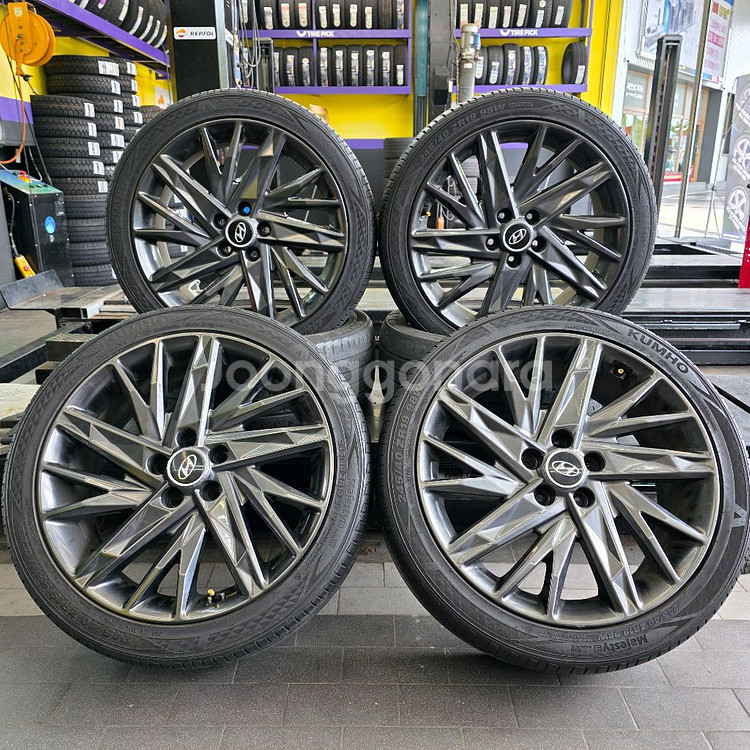 더 뉴 그랜져 IG 19인치 캘리그라피 휠타이어 세트--0