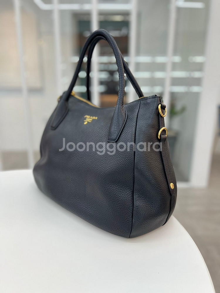 [중고명품 럭스올 울산점]프라다 비텔로 다이노 숄더백--1