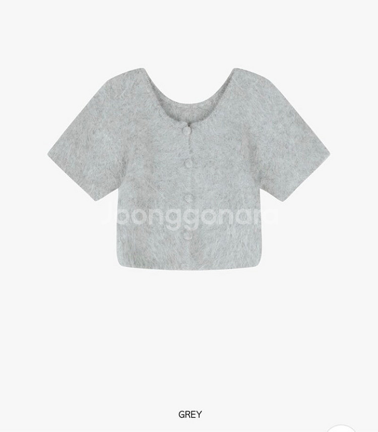 그로브 반팔 가디건--1