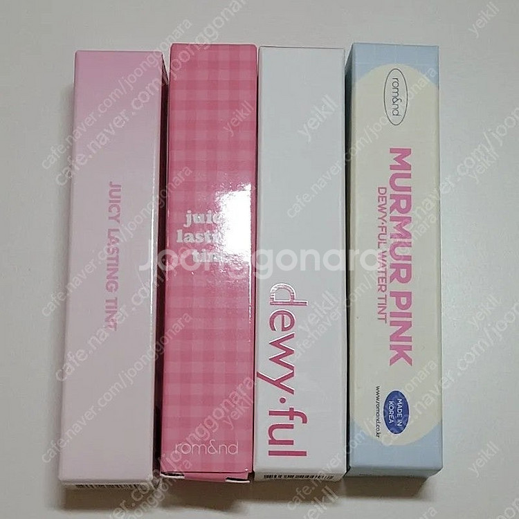 미개봉 롬앤 틴트 모음 구버전 쥬시래스팅 듀이풀 워터--0