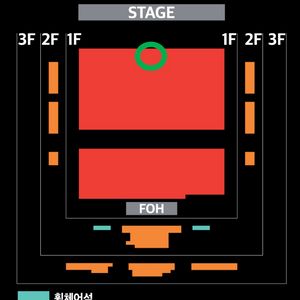 (11/1) 더폴스 콘서트 스탠딩 100번대 2연석 양