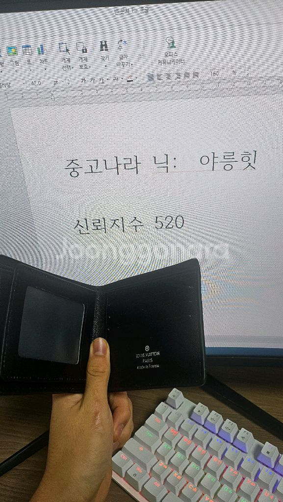 루이비통 다미에 반지갑--1