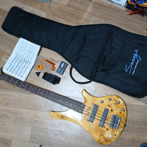 스윙 MOJO Poplar 베이스 기타 셑트 소장용