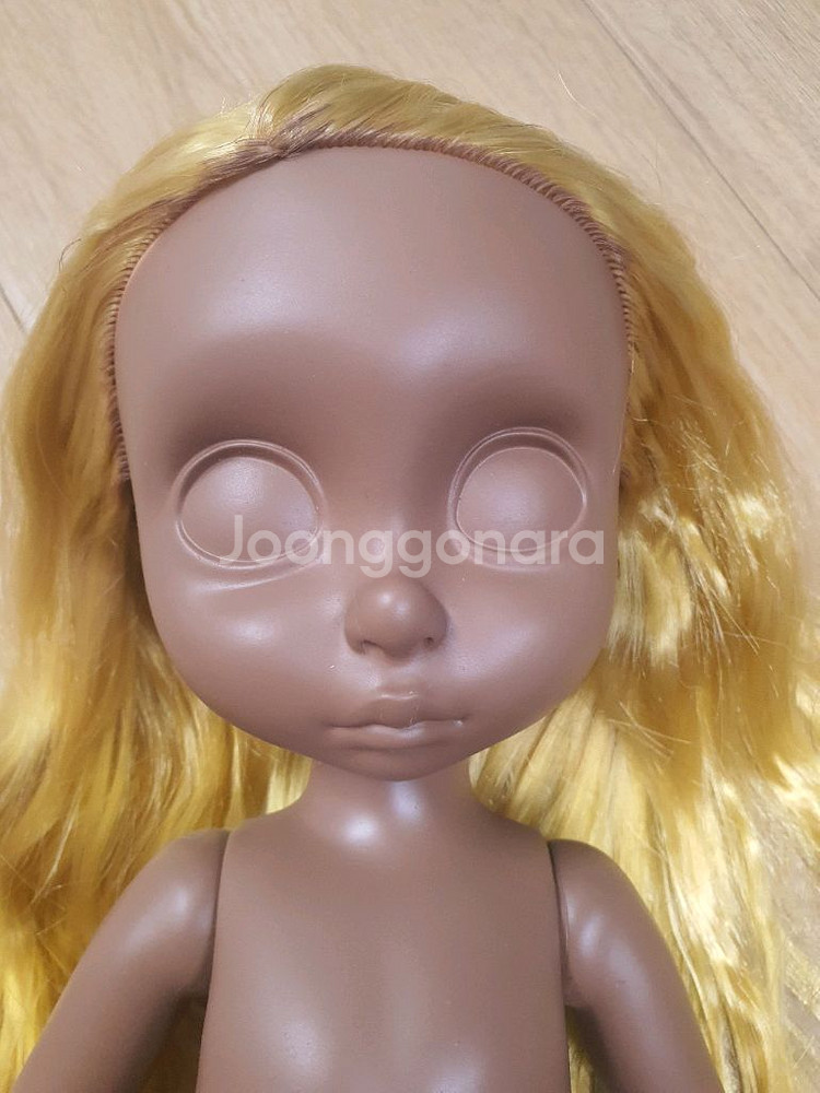 디즈니 베이비돌 라푼젤 43번 도색 염색 라푼젤 인형--1