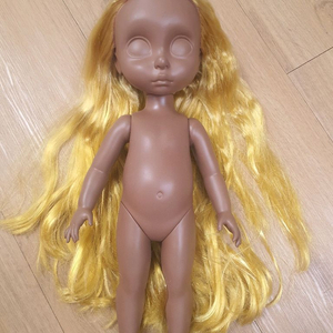 디즈니 베이비돌 라푼젤 43번 도색 염색 라푼젤 인형