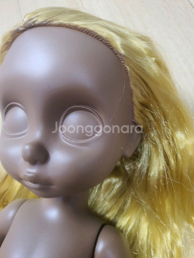 디즈니 베이비돌 라푼젤 43번 도색 염색 라푼젤 인형--3