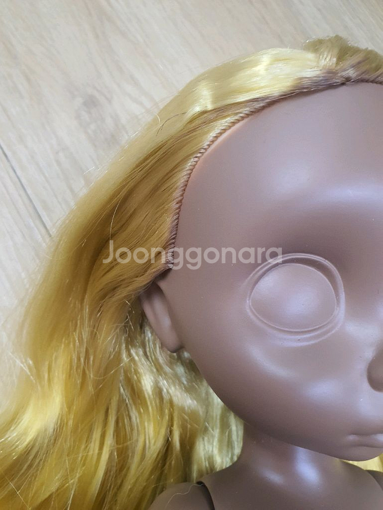 디즈니 베이비돌 라푼젤 43번 도색 염색 라푼젤 인형--2