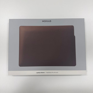 Nomad 노마드 가죽 맥북 슬리브 16인치 브라운