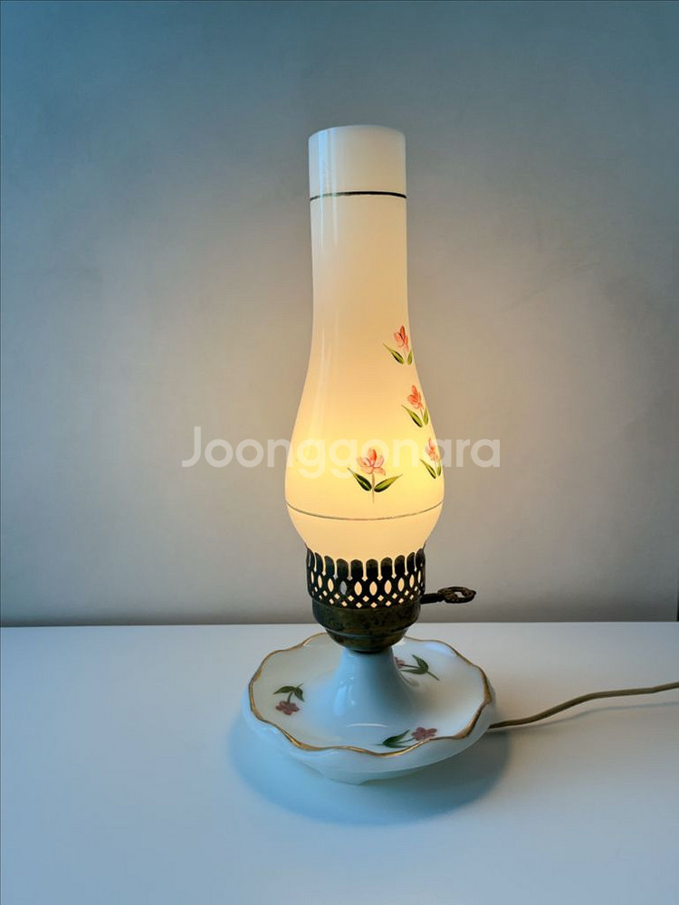 빈티지 밀크글라스 램프 조명--6