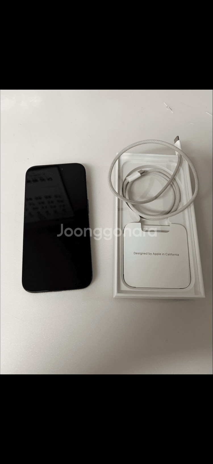 아이폰15pro 블랙 128--6